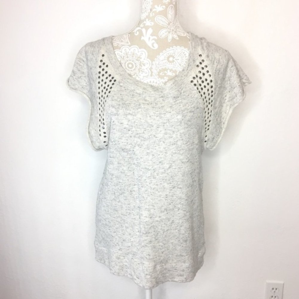 PAM & GELA Studded French Terry Sweatshirt Top 280